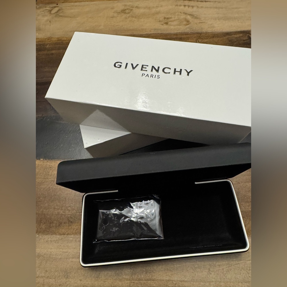 Givenchy box and case with wipe NO SUNGLASSES